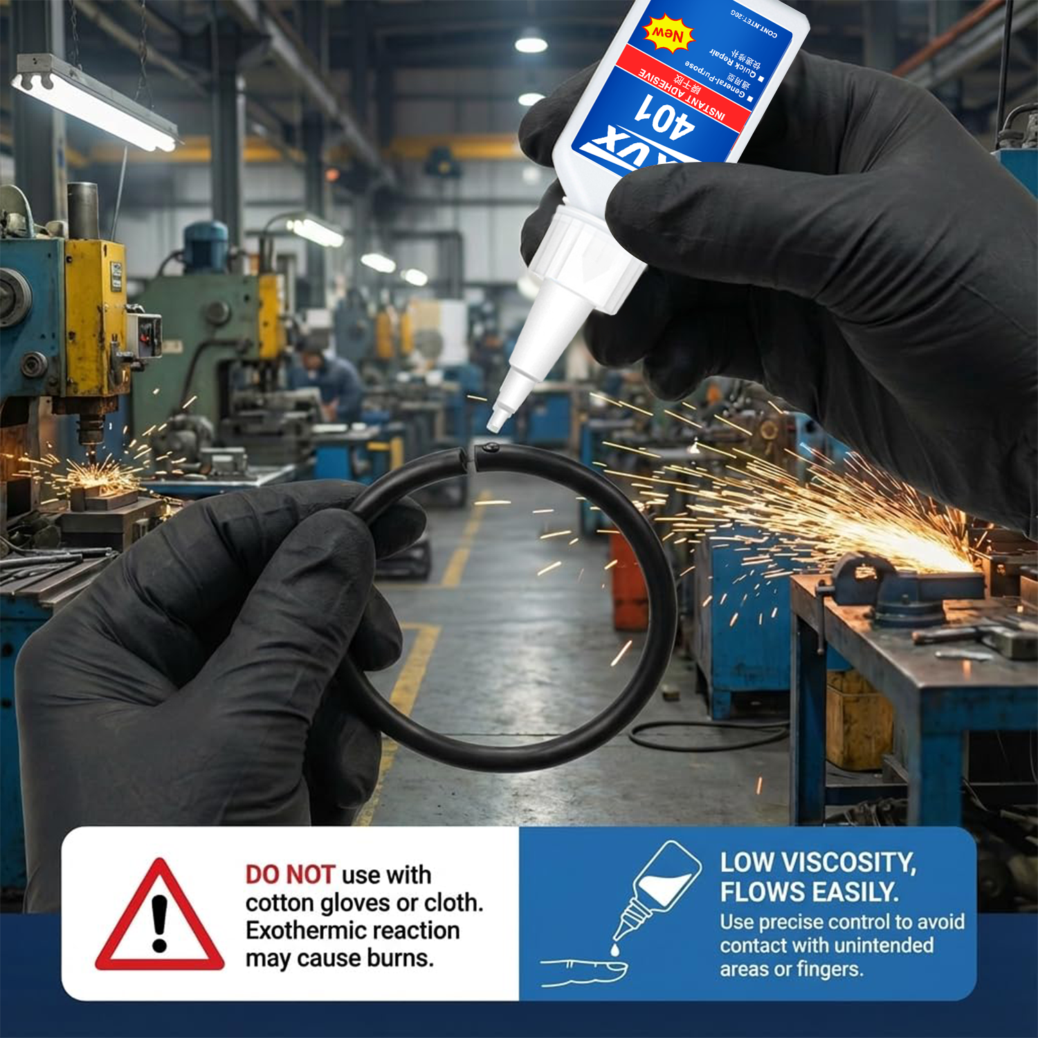 Brand-new 401 super glue super - đánh giá và giá Leather Workshop