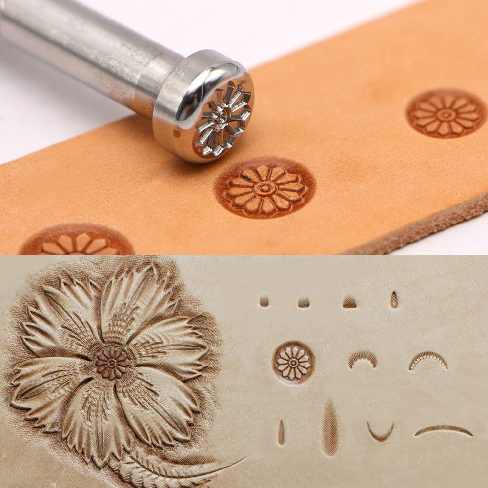 Flower Center Pattern J301  Le - đánh giá và giá Leatherwork Flowers