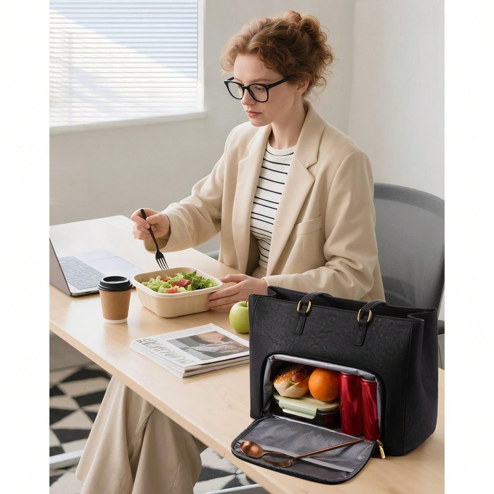 Women's Laptop Tote Bag – PU L - đánh giá và giá Leatherworking Classic