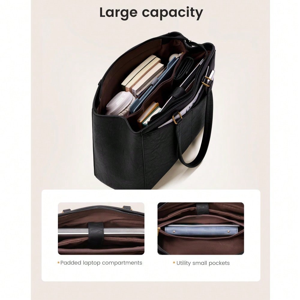 Women's Laptop Tote Bag – PU L - đánh giá và giá Leatherworking Classic