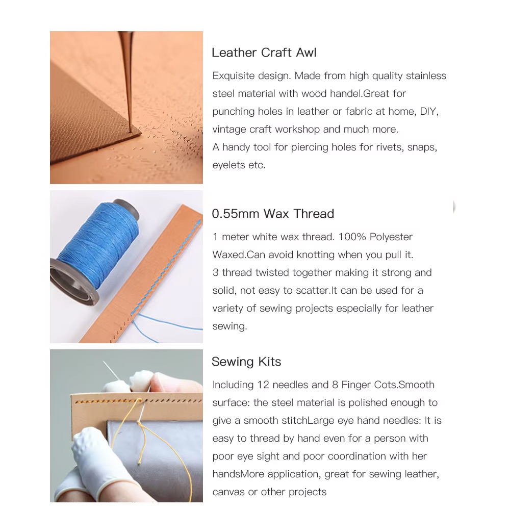 WUTA Professional Leather Craf - đánh giá và giá Leatherwork Thread