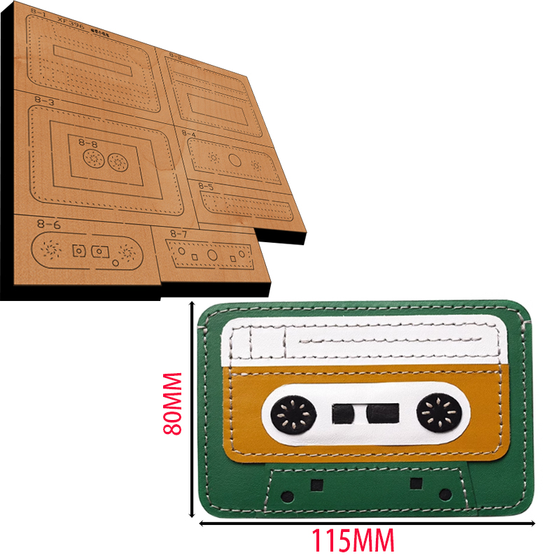 New Japan Steel Blade Wooden D - đánh giá và giá Leathercraft Japan