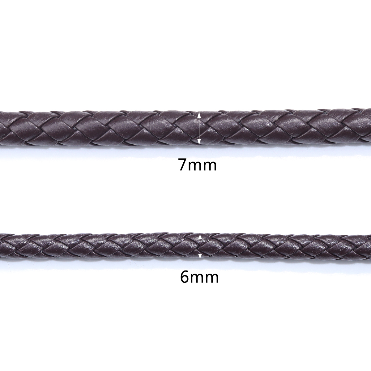 5 Yards/lot 6/7mm Braided Leat - đánh giá và giá Leatherwork Diy
