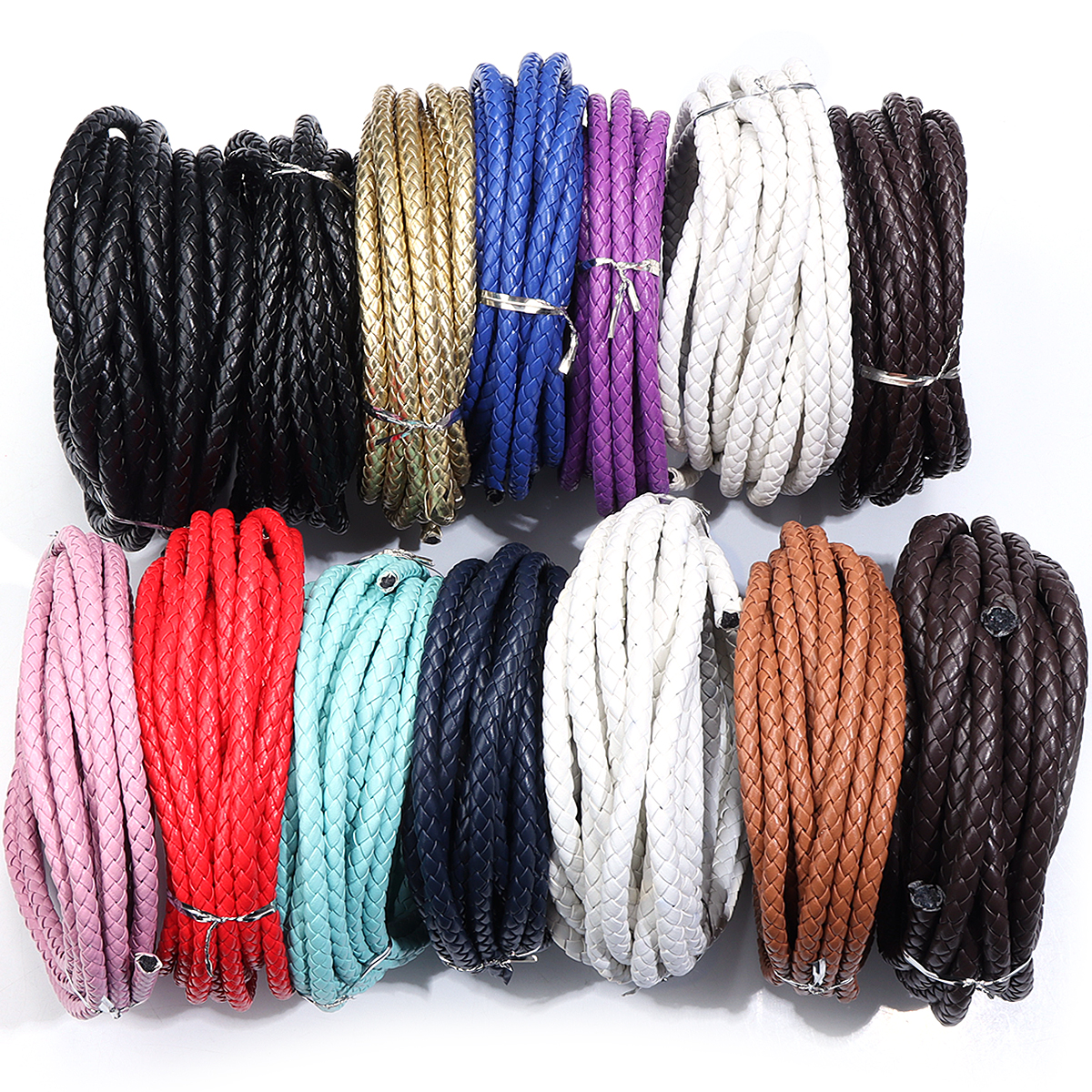 5 Yards/lot 6/7mm Braided Leat - đánh giá và giá Leatherwork Diy