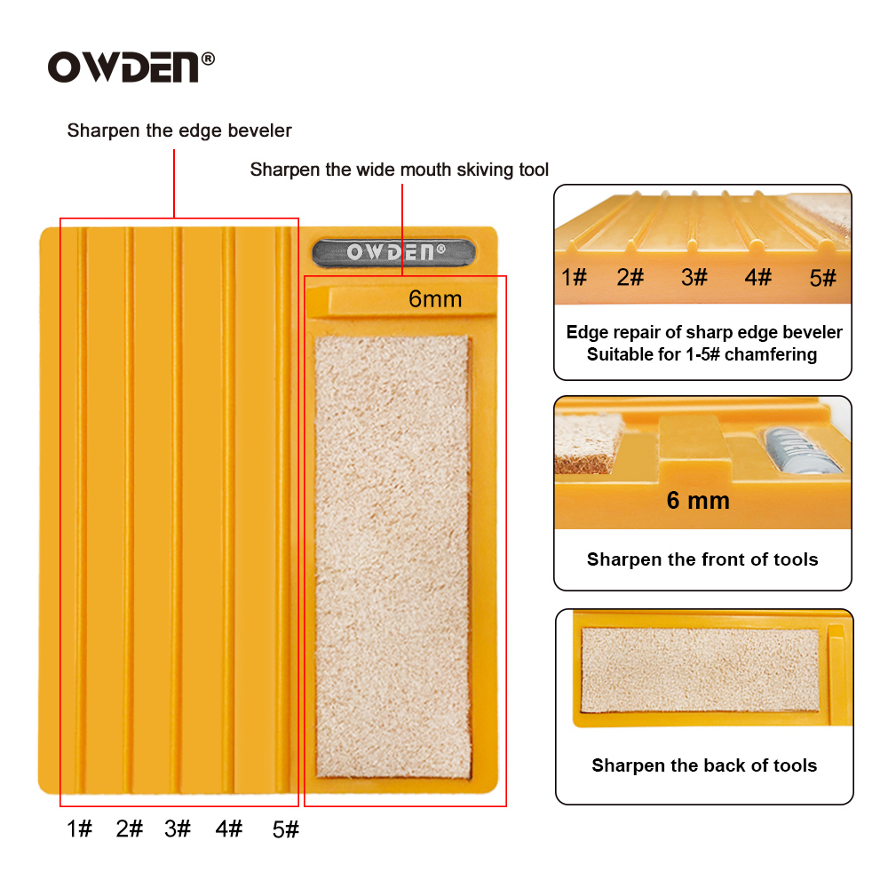 OWDEN New Patent Sharpeners Ex - đánh giá và giá Leather Edge Beveler