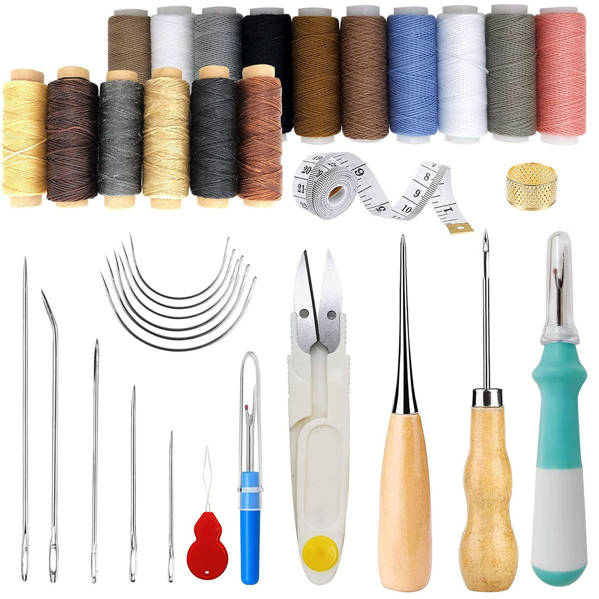34-Piece Leather Craft Tools K - đánh giá và giá Leatherwork Kits For Beginners