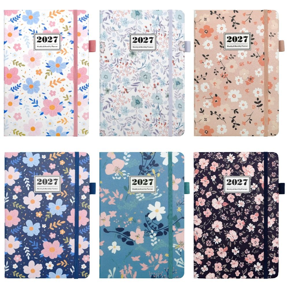 English 2027 Schedule Planner  - đánh giá và giá Leatherwork Flowers