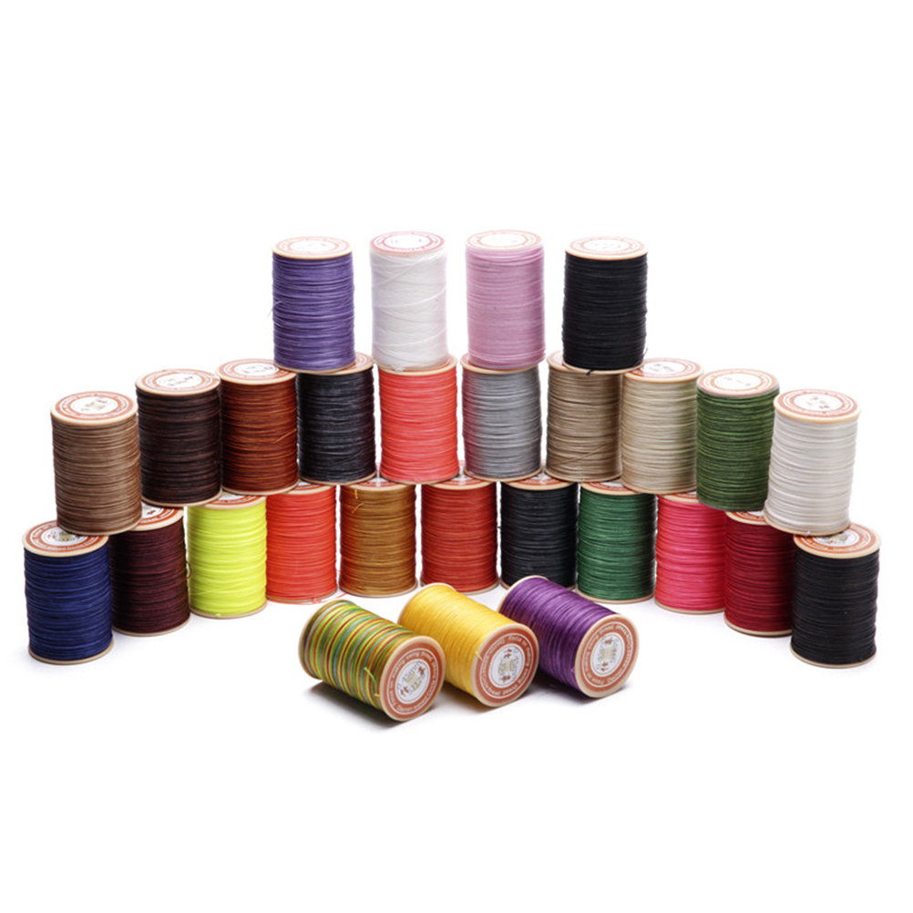 1PC 0.45mm Round Waxed Thread  - đánh giá và giá Leatherwork Thread
