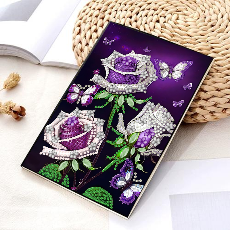 1 set, diamond painting DIY ha - đánh giá và giá Leatherwork Flowers