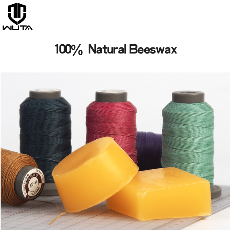 WUTA 1PC 100% Natural Beeswax  - đánh giá và giá Leatherwork Thread